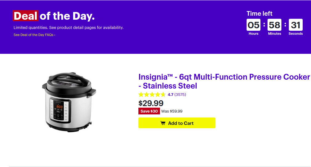Best Buy Electronics Featured Deal of the Day